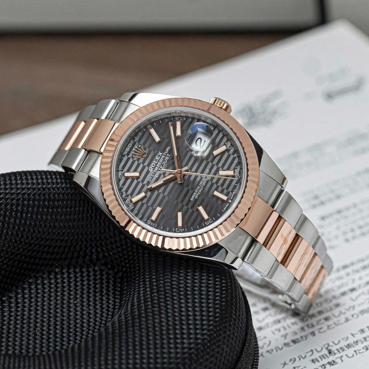 Rolex Datejust chocolate Dial126331-0004.643272 - Ảnh 6