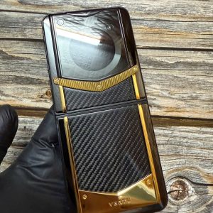 Vertu iRON Flip Carbon Gold 24K