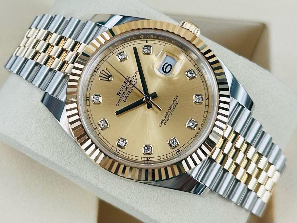 Rolex Datejust.116924– Gold Champagne Dial – 41mm - Ảnh 2