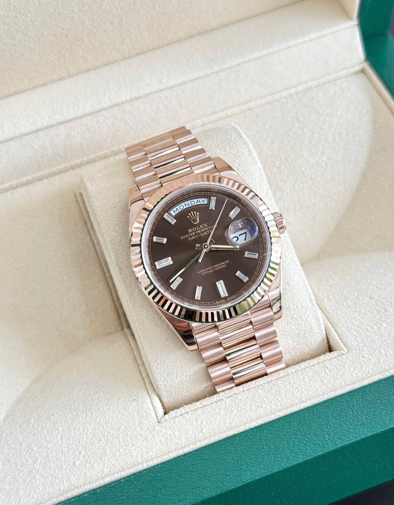 Rolex Day-Date 40 Chocolate.189855