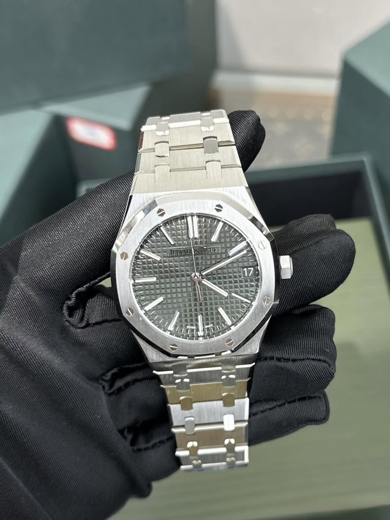 Audemars Piguet Royal Oak Selfwinding xám 41mm.512508 - Ảnh 6