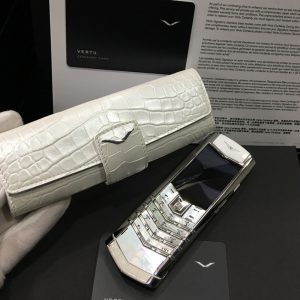 Vertu Signature S White Mother Pearl