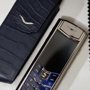 Vertu Signature S Navy Alligator