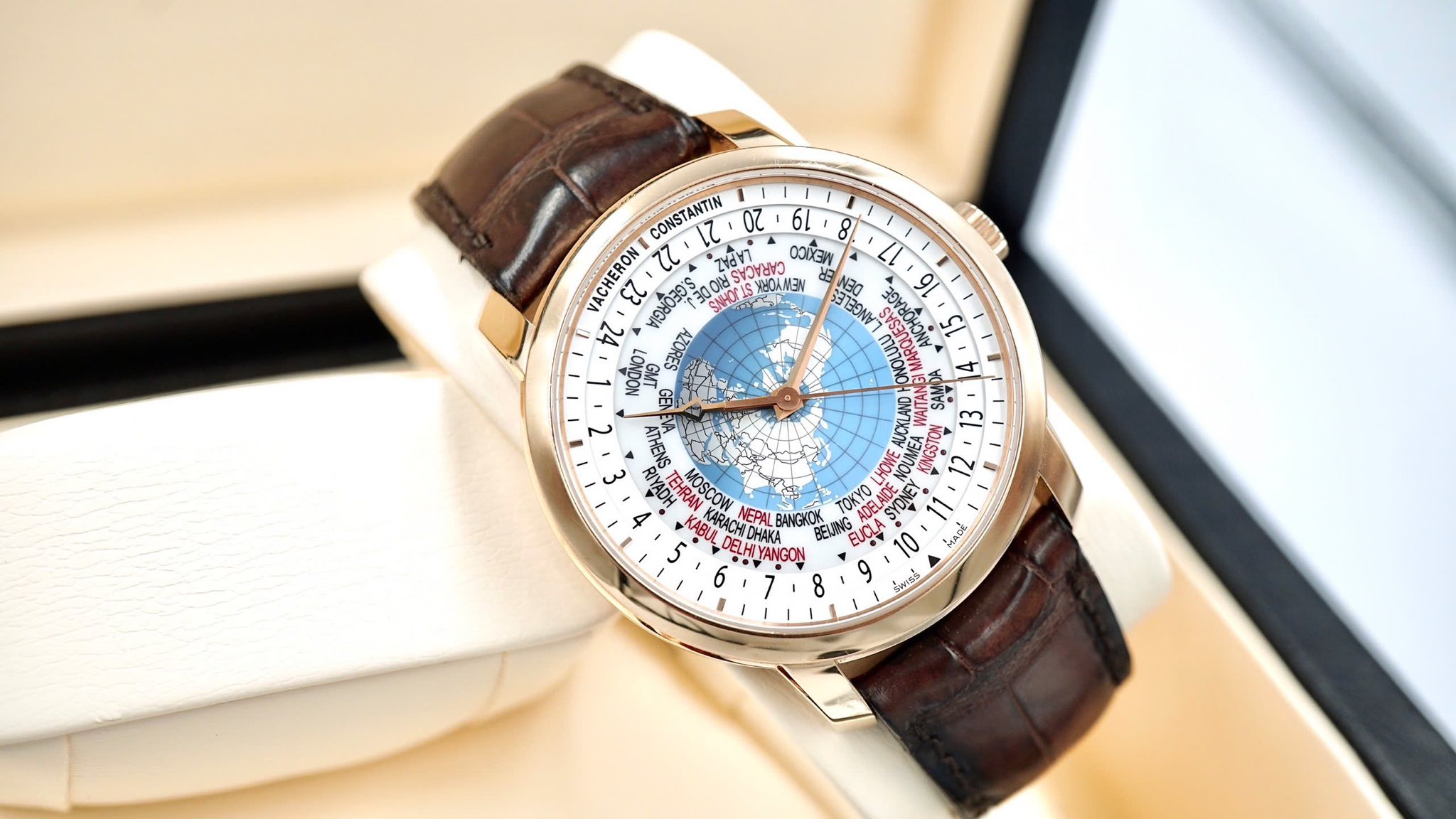 Vacheron Constantin Traditionnelle World Time 86060/000R-9640.209378 - Ảnh 4