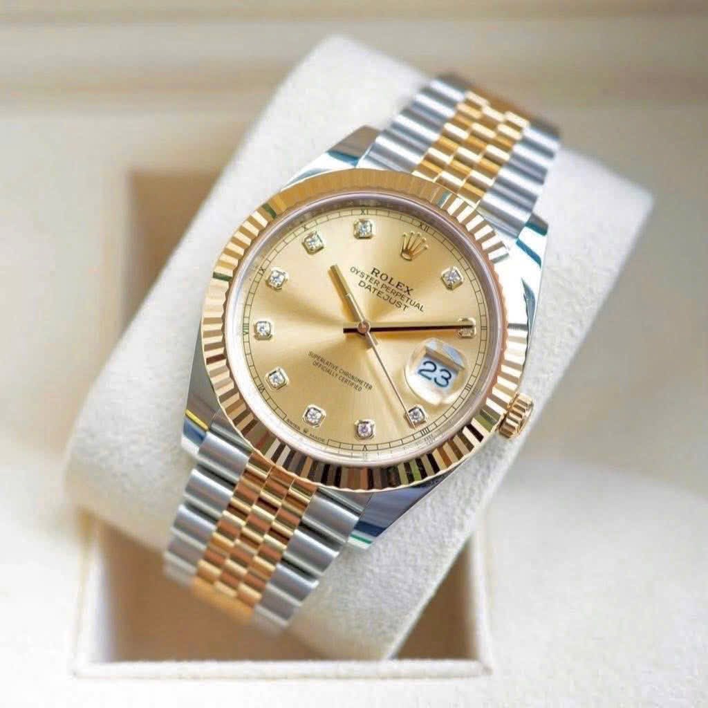 Rolex Datejust Demi Gold 18k.702998 - Ảnh 3