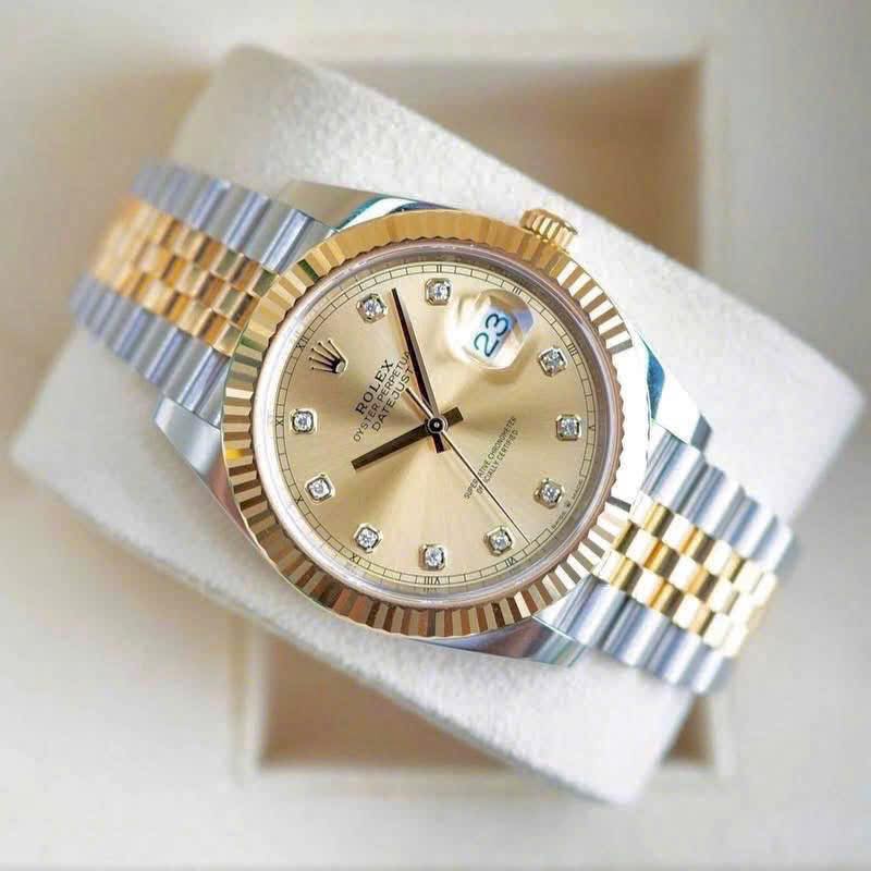 Rolex Datejust Demi Gold 18k.702998 - Ảnh 4