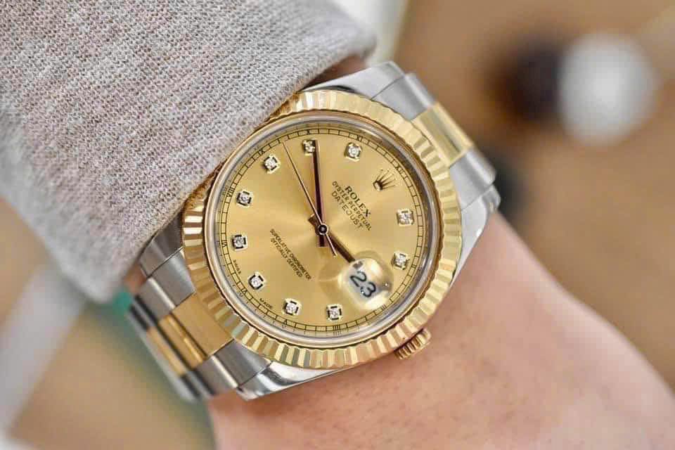 Rolex Datejust Demi Gold 18K.162588 - Ảnh 6