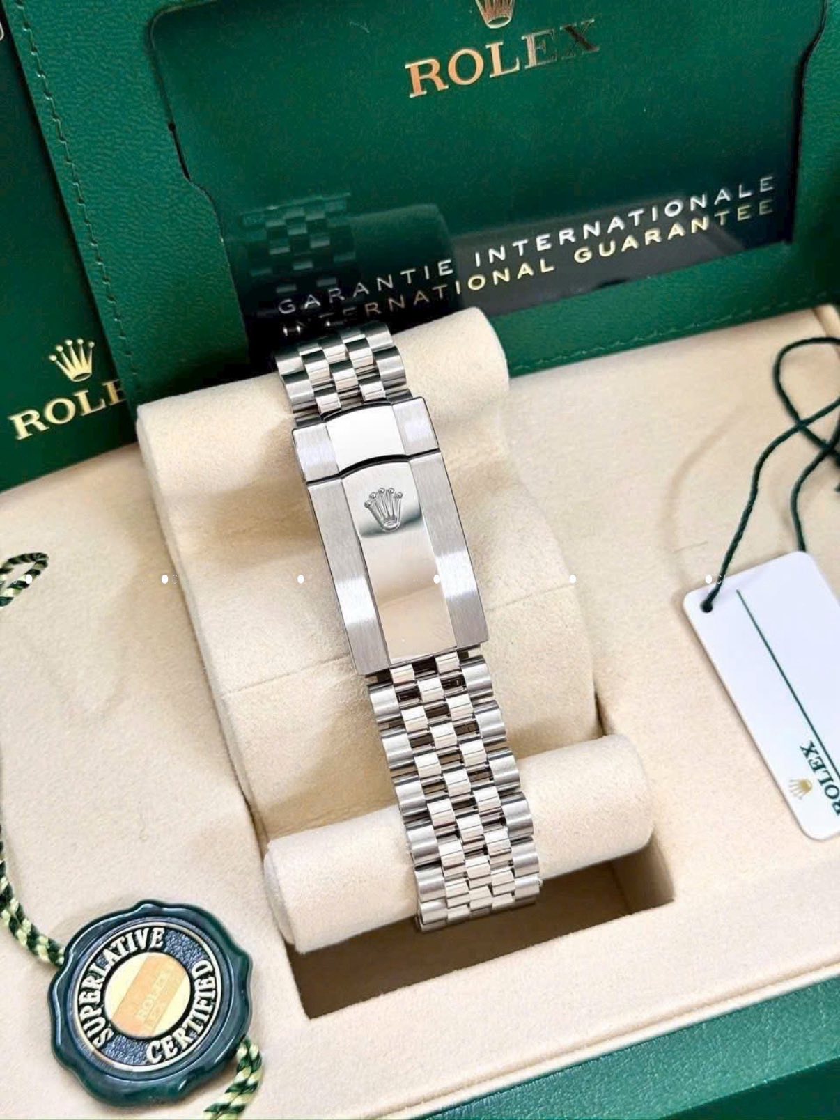 Rolex Datejust Xanh Kim.126760 - Ảnh 4