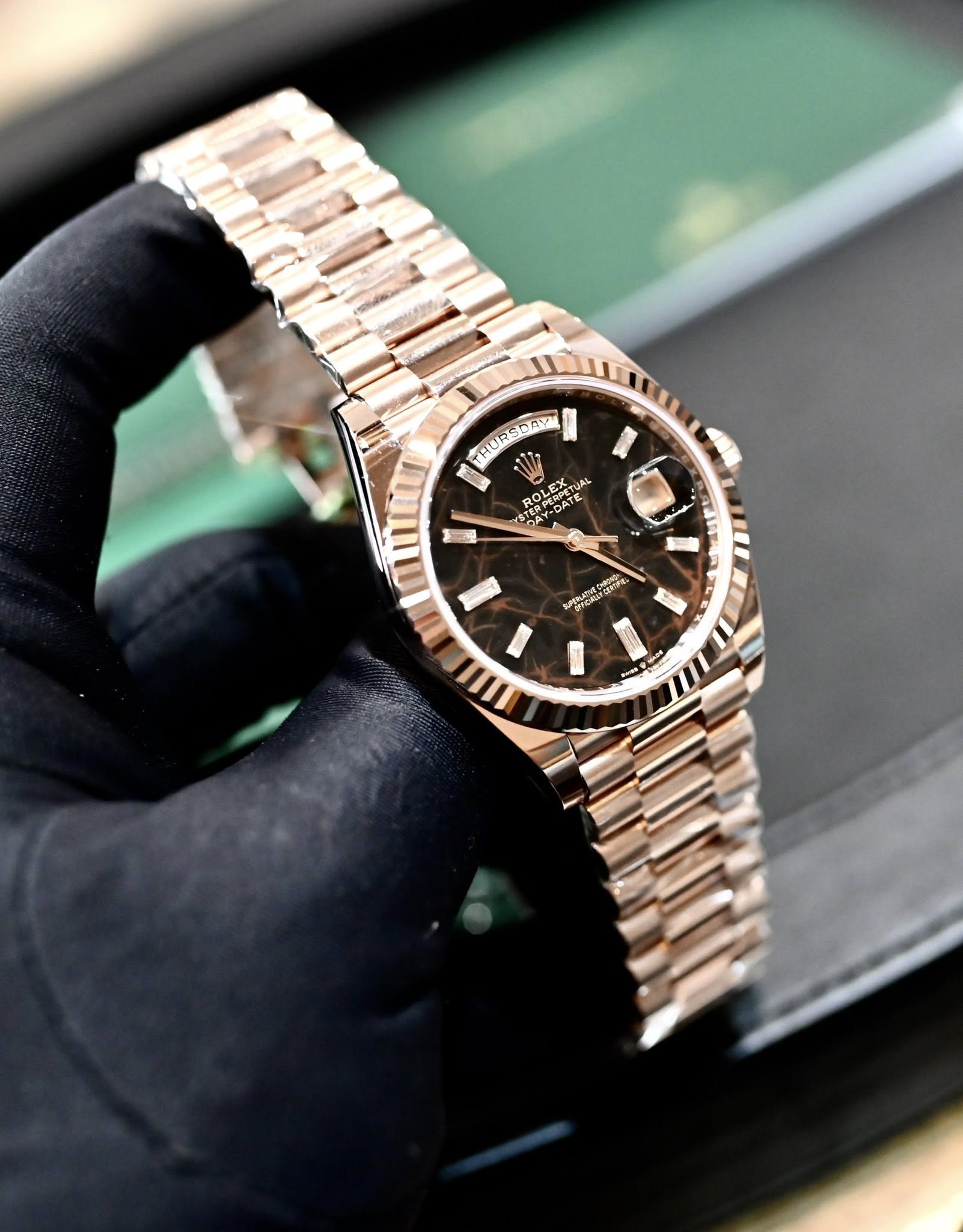 Rolex Day-Date 40 – 228235.124309 Eisenkiesel Dial - Ảnh 6