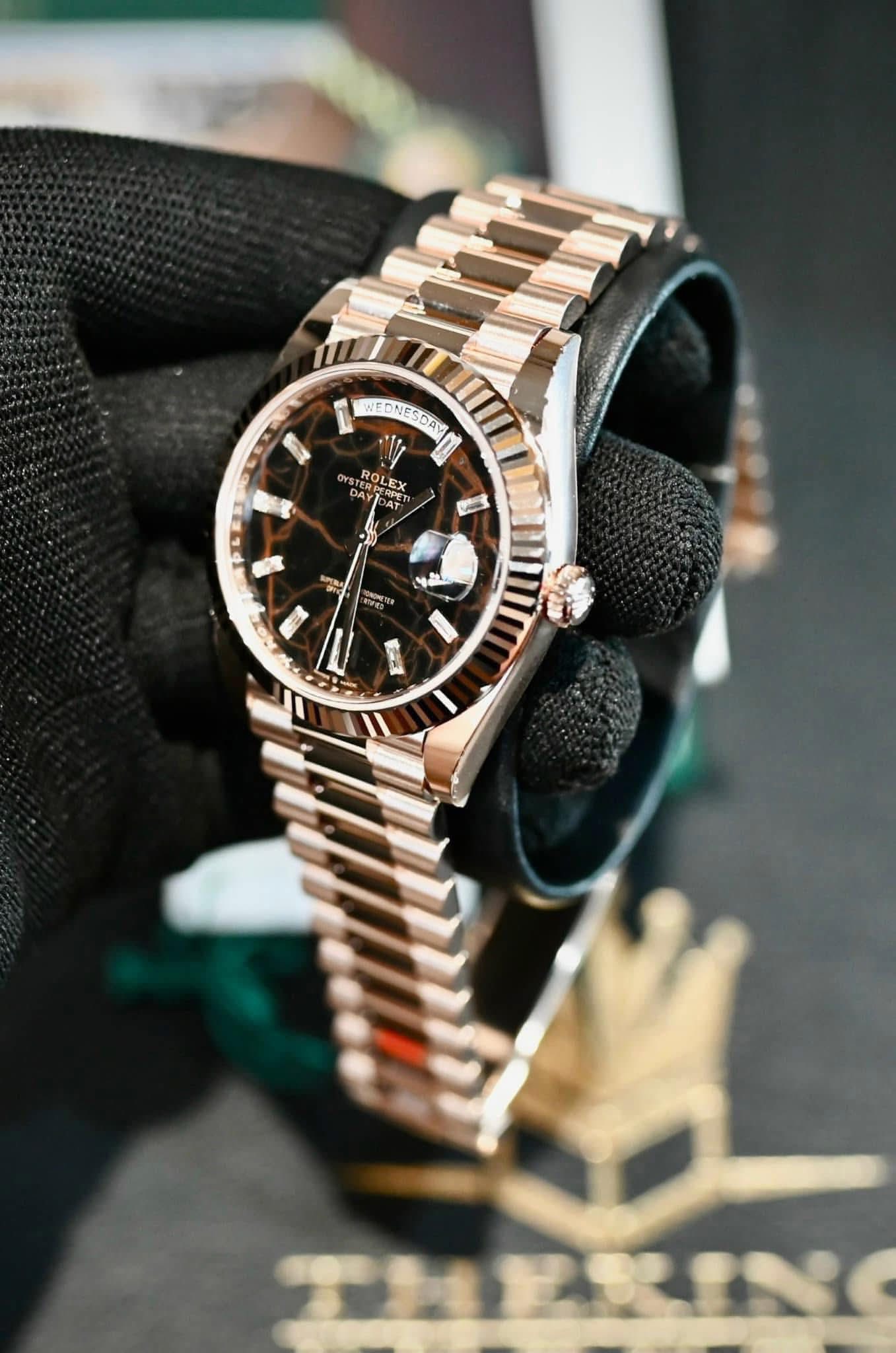Rolex Day-Date 40 – 228235.124309 Eisenkiesel Dial - Ảnh 2