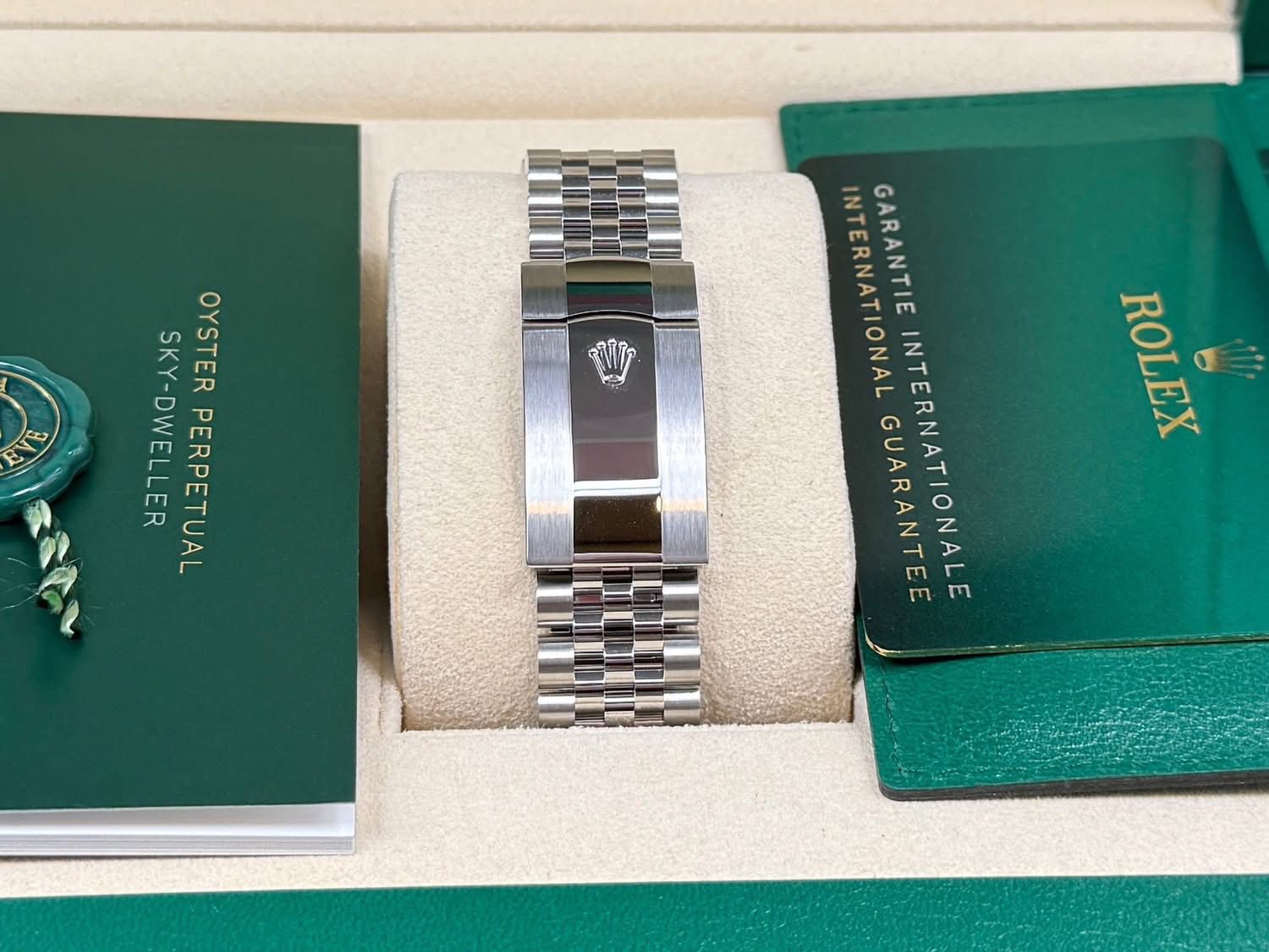 Rolex Sky-Dweller 336934.856781 Mặt Số Xanh - Ảnh 4