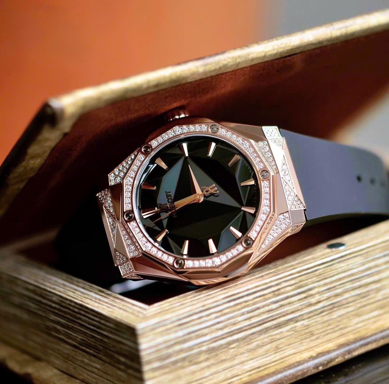 Hublot Orlinski Gold Alternative Pavé 40mm - Ảnh 4
