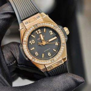 Hublot Big Bang One Click King Gold Bezel Diamonds 39mm
