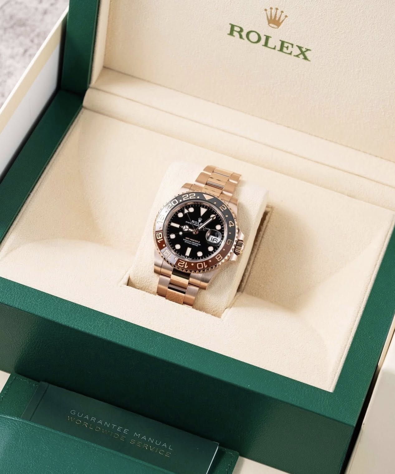 Rolex GMT-Master II 126715CHNR Root Beer - Ảnh 6