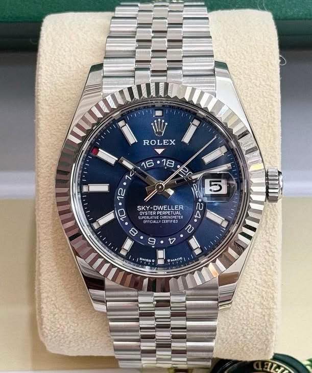 Rolex Sky-Dweller 336934.856781 Mặt Số Xanh - Ảnh 2