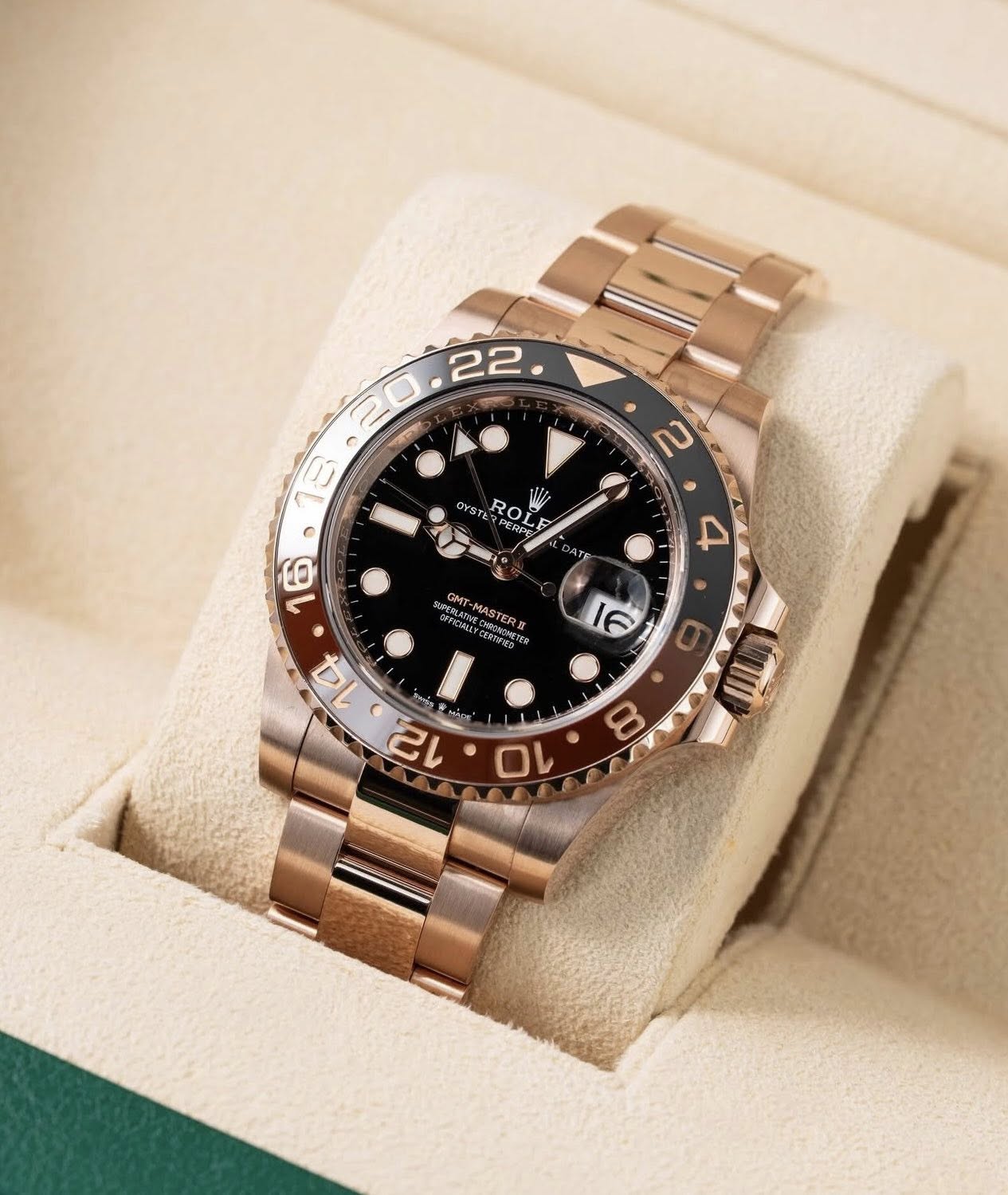 Rolex GMT-Master II 126715CHNR Root Beer - Ảnh 4
