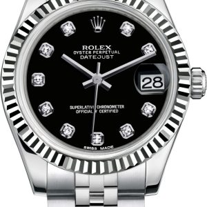 Rolex Datejust 31mm 178274 Black Diamonds